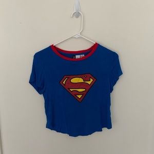 Superman crop top